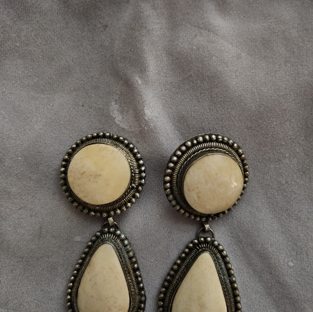 Elegant Silver Drop Earrings